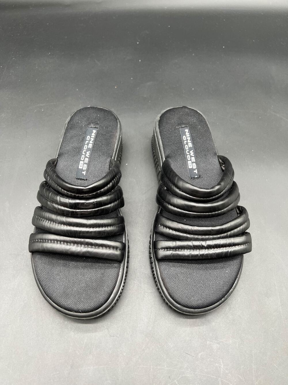 Nine West Clouds Size 5.5M Leather Sandals #124